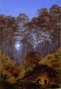 Caspar David Friedrich, Tannenwald im Mondschein